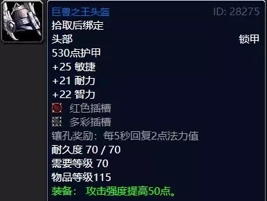 《魔兽世界》tbc兽王猎装备怎么搭配