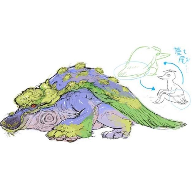 《怪物猎人 崛起》河童蛙设计稿公开 包含初稿和弃案