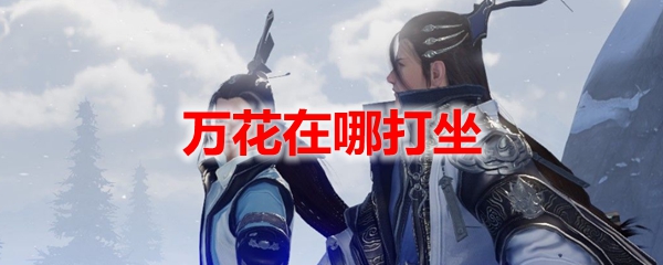 剑网3缘起万花在哪打坐