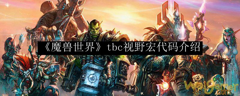 《魔兽世界》tbc视野宏代码介绍