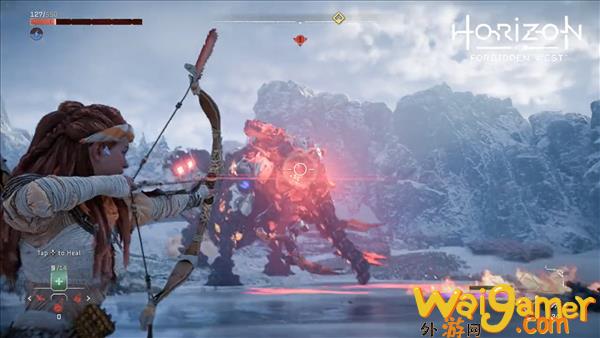 PS4《地平线：西之绝境》新演示 埃洛伊鏖战撼地兽(ps4地平线如何存档)