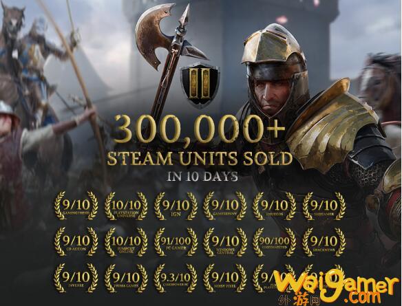 《骑士精神2》登陆Steam后销量再达30万 超爽砍杀体验(骑士精神2登录错误)