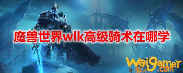 魔兽世界wlk高级骑术在哪学(魔兽世界WLk)