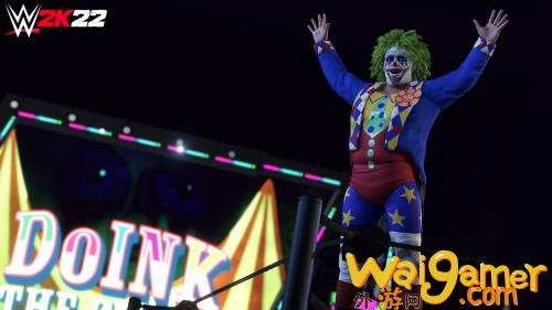《WWE2K22》新DLC上线“小丑”Doink领衔出战，小丑2k资源
