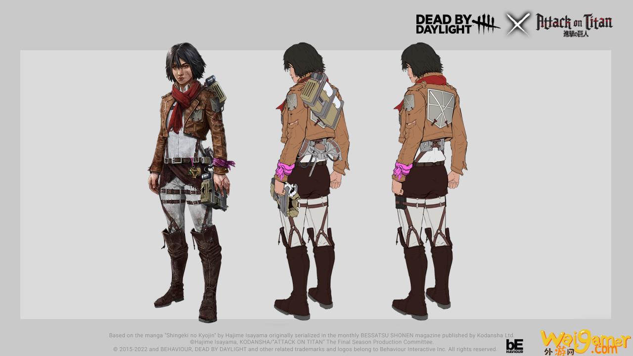 《Dead  by  Daylight》公布与《进击的巨人》联动的最新资讯！多达10款联动外观让玩家入手！