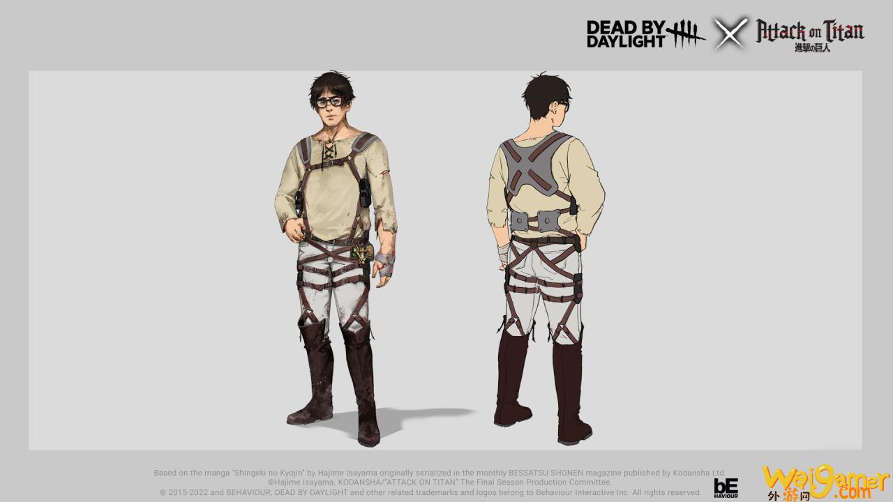 《Dead  by  Daylight》公布与《进击的巨人》联动的最新资讯！多达10款联动外观让玩家入手！
