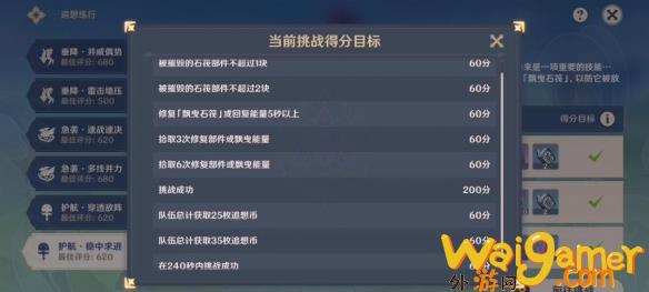 原神追想练行第六天怎么拿高分