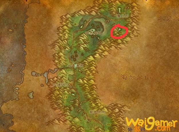 魔兽世界刺枝林地在哪(魔兽世界月光林地)