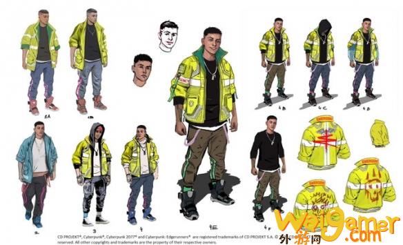 《赛博2077》衍生动画曝男主设计初稿 与终版差距大(赛博2077好玩吗)