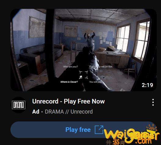 超逼真FPS《Unrecord》被骗子盯上 官方提醒：别上当