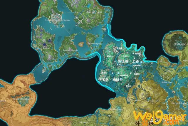 原神4.4地图爆料(原神全地图全貌)