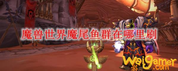 魔兽世界魔尾鱼群在哪里刷