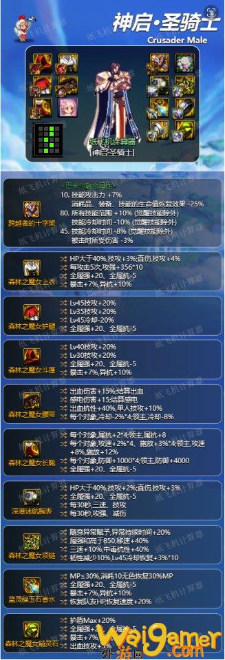 dnf神界奶爸装备搭配