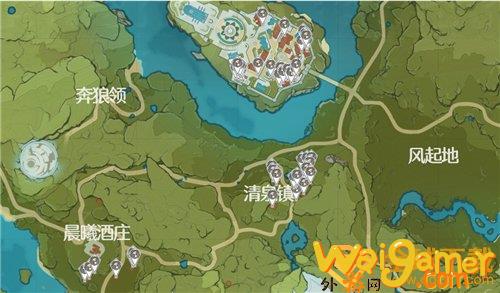《原神》慕风蘑菇分布位置一览