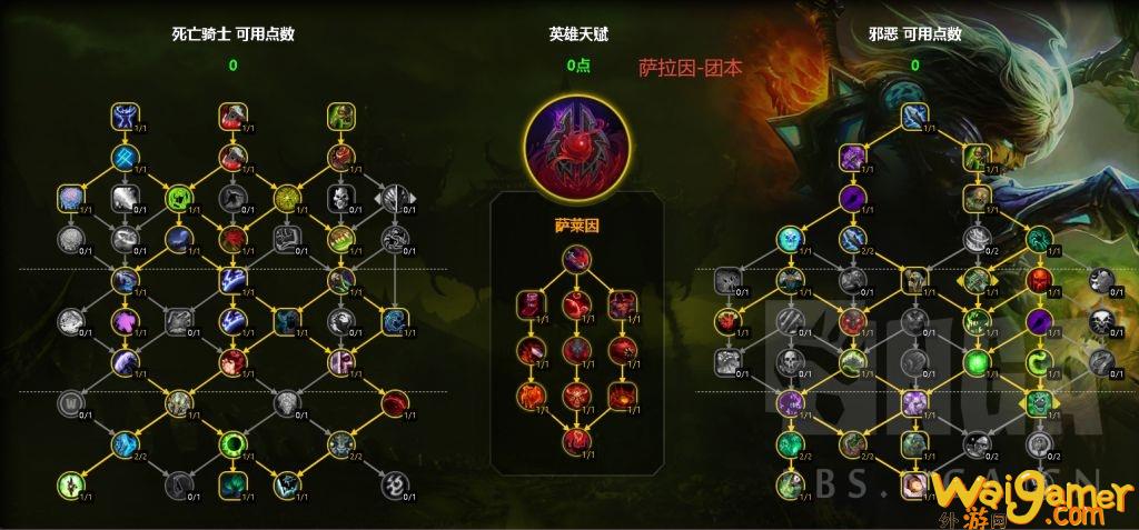 魔兽世界11.1邪dk天赋推荐