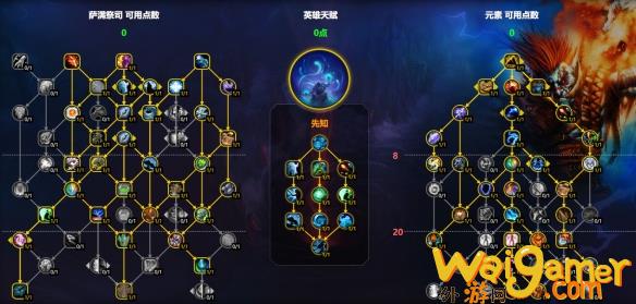 魔兽世界11.1元素萨天赋怎么点