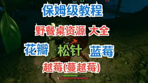 禁闭求生2蓝莓越橘松针物资位置在哪(禁闭求生蓝莓怎么砍)