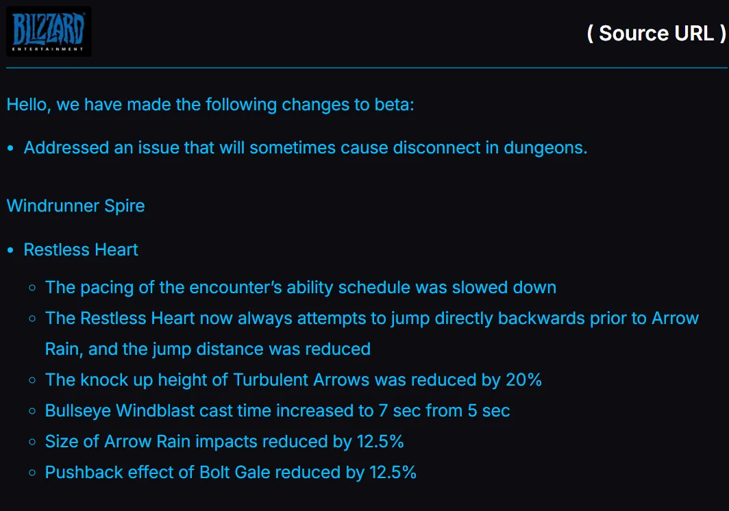 魔兽世界12.0B测热修内容介绍