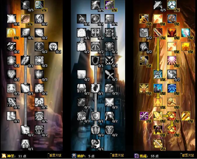 魔兽世界时光服惩戒骑天赋加点攻略