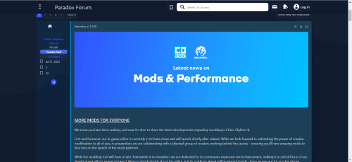 《城市：天际线2》宣布：MOD功能不支持Steam创意工坊(城市天际线2配置要求)