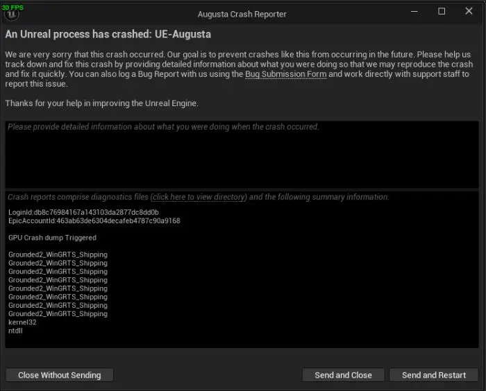 禁闭求生2虚幻5报错 gpu crash dump triggered的有效解决方法 – (禁闭求生